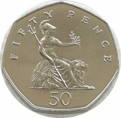 1986 Britannia 50p Brilliant Uncirculated Coin