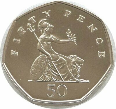 1997 Britannia 50p Brilliant Uncirculated Coin - Smaller