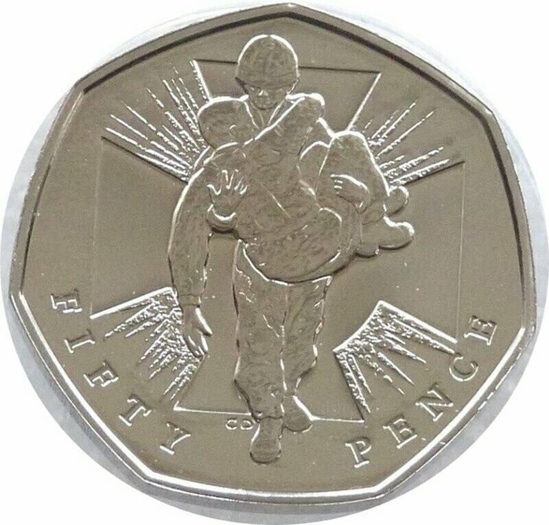 2006 Victoria Cross Heroic Acts 50p Brilliant Uncirculated Coin