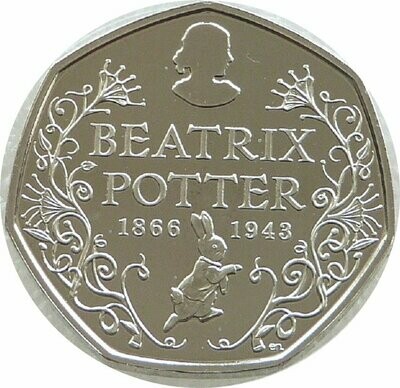 2016 Beatrix Potter 50p Brilliant Uncirculated Coin