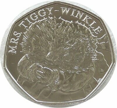 Mrs Tiggy Winkle 50p Coin 2016 Uncirculated 