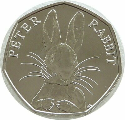 2017 and 2018 Coloured 50p Royal Mint Coins Peter Rabbit 2016 