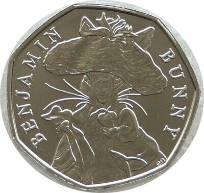 2017 Benjamin Bunny 50p Brilliant Uncirculated Coin