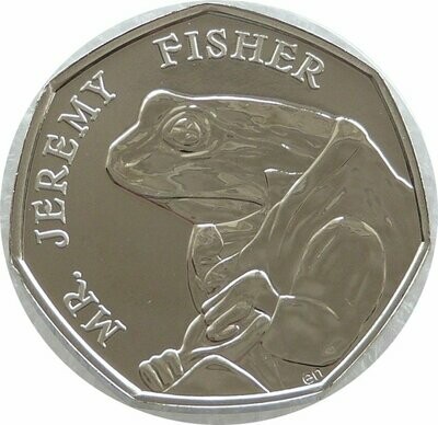 2017 Mr Jeremy Fisher 50p Brilliant Uncirculated Coin