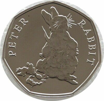 2018 Peter Rabbit 50p Brilliant Uncirculated Coin