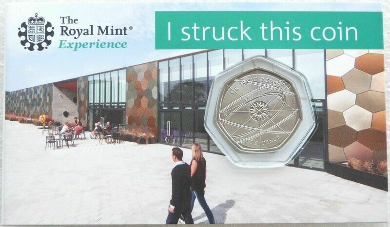 2018 Sir Isaac Newton 50p Brilliant Uncirculated Coin Pack