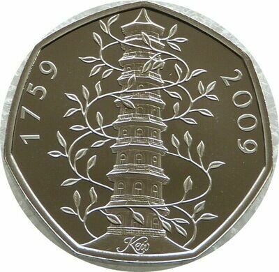 2019 Kew Gardens 50p Brilliant Uncirculated Coin