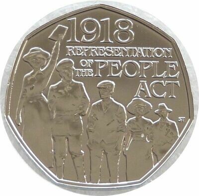 2018 Representation of the People Act 50p Brilliant Uncirculated Coin