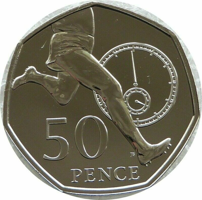 2019 Roger Bannister 50p Brilliant Uncirculated Coin - 2004