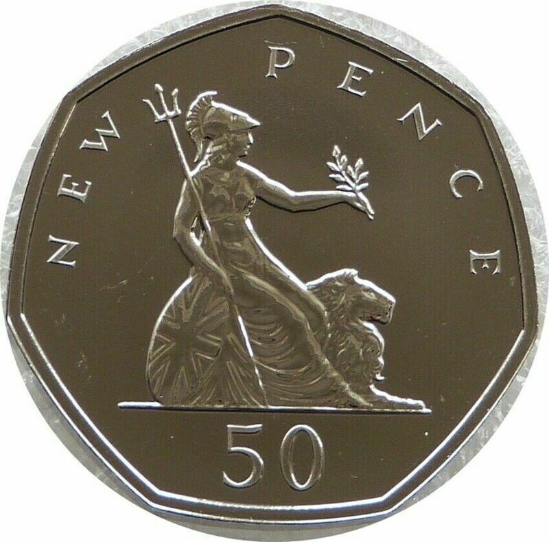 2019 Britannia New Pence 50p Brilliant Uncirculated Coin
