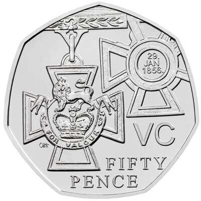2019 Victoria Cross Award 50p Brilliant Uncirculated Coin - 2006