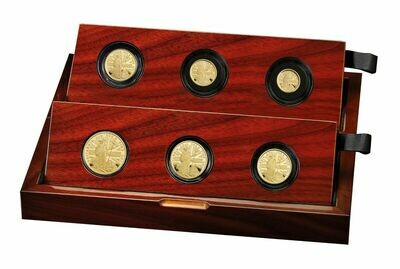 2020 Britannia Premium Gold Proof 6 Coin Set Box Coa - Mintage 150