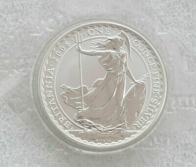 2006 Britannia £2 Silver Bullion 1oz Coin Mint Sealed