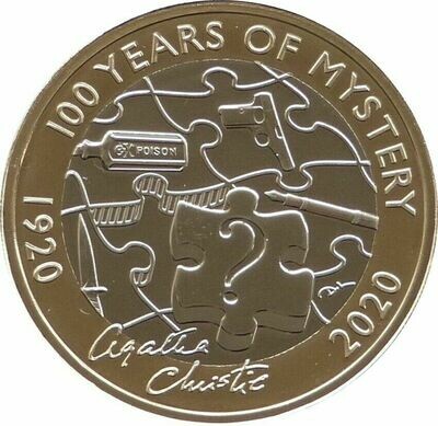 2020 Agatha Christie £2 Brilliant Uncirculated Coin