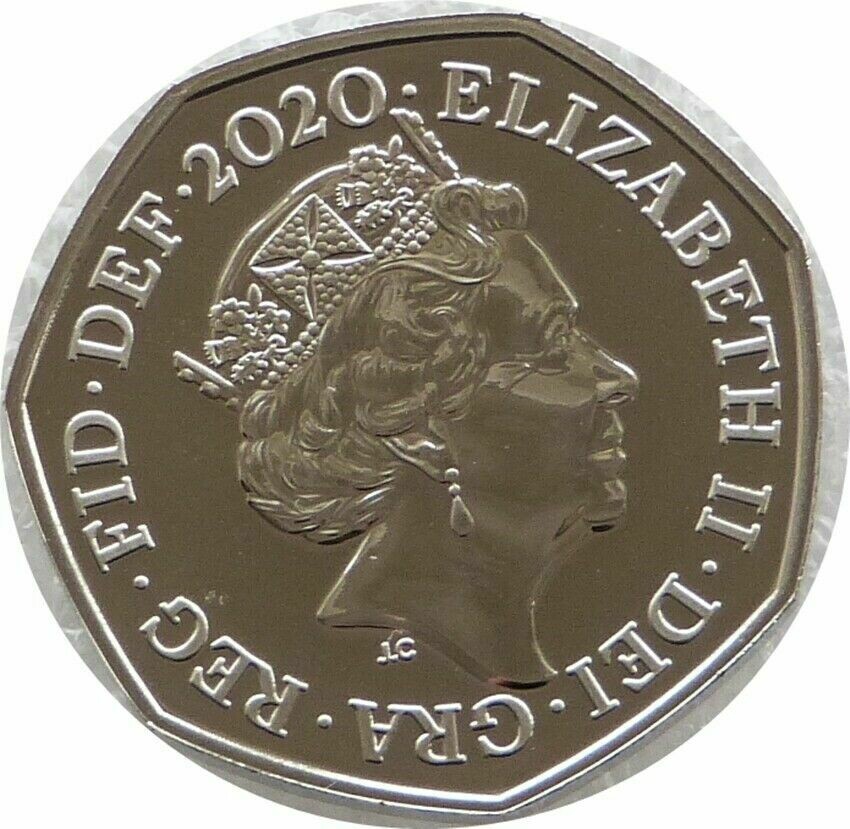 2016 ROYAL MINT DEFINITIVE FIFTY PENCE 50p - Shield of Royal Arms BU