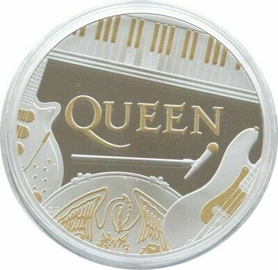 2020 Music Legends Queen £2 Silver Proof 1oz Coin Box Coa