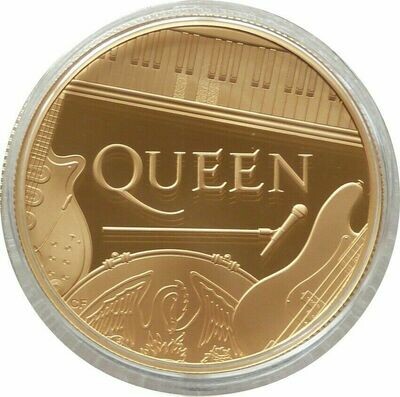 2020 Music Legends Queen £100 Gold Proof 1oz Coin Box Coa