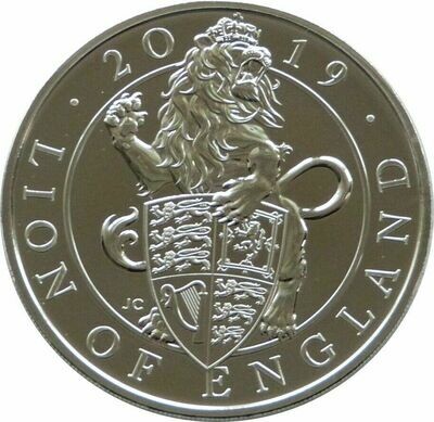 2019 Queens Beasts Lion of England £5 Brilliant Uncirculated Coin