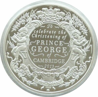 2013 Prince George Royal Christening £10 Silver Proof 5oz Coin Box Coa