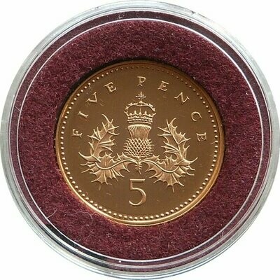 British 5p Gold Coins
