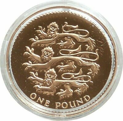 2002 Golden Jubilee Three Lions of England £1 Gold Proof Coin