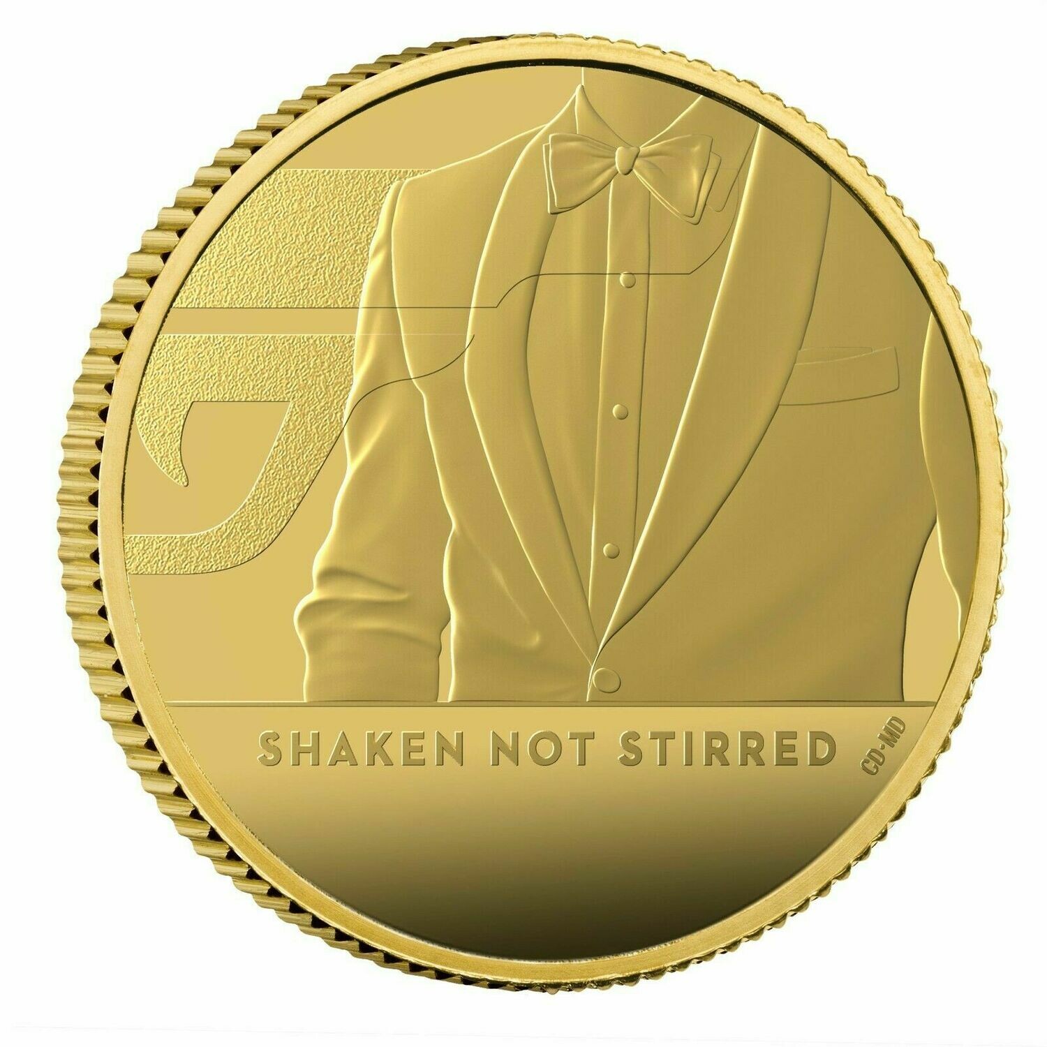 Shaken Not Stirred 2020 UK金貨 007 鑑定付 1/4 2020 James Bond 007 Shaken not Stirred £25 Gold Proof 1/4oz
