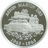 2009 Alderney Classic British Motor Cars Aston Martin DB5 £5 Silver Proof Coin