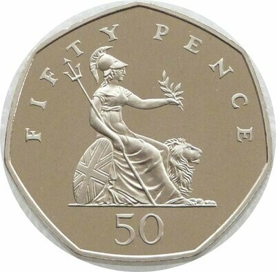 1985 Britannia 50p Proof Coin