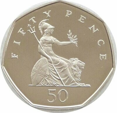 2008 Last Year of Issue Britannia 50p Proof Coin