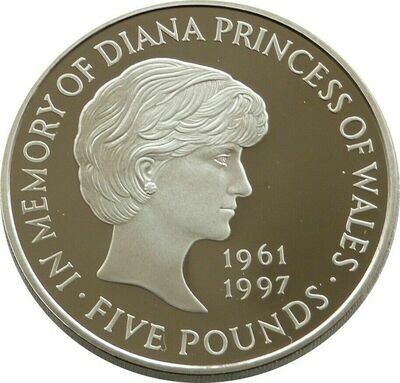 1999 Lady Diana Memorial £5 Proof Coin