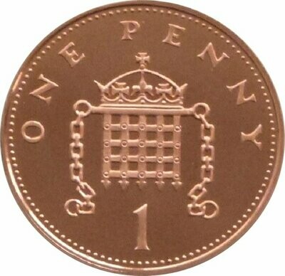1982 Portcullis 1p Proof Coin