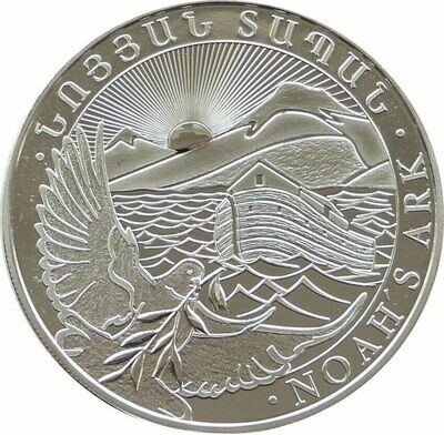 2013 Armenia Noahs Ark 500 Dram Silver 1oz Coin