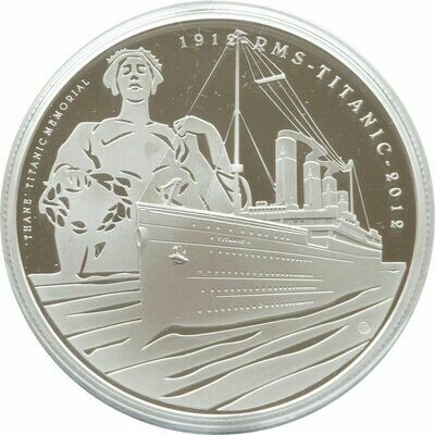 2012 Alderney Titanic £5 Silver Proof Coin Box Coa