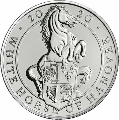 2020 Queens Beasts White Horse of Hanover £5 Brilliant Uncirculated Coin