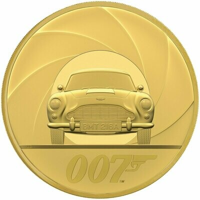 2020 James Bond 007 Special Issue £2000 Gold Proof 2 Kilo Coin Box Coa
