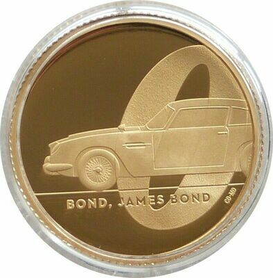 2020 James Bond 007 £25 Gold Proof 1/4oz Coin Box Coa