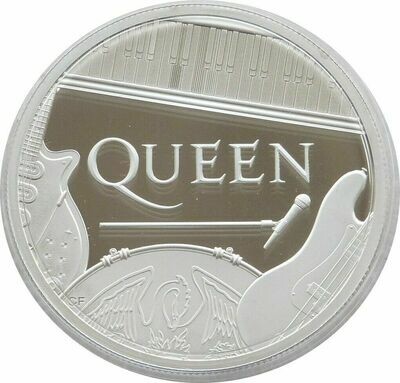 2020 Music Legends Queen £5 Silver Proof 2oz Coin Box Coa