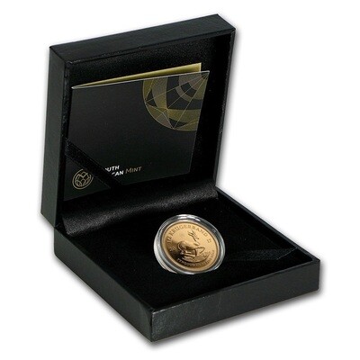 2017 South Africa 50th Anniversary Privy Mark Half Krugerrand Gold Proof 1/2oz Coin Box Coa