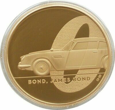 2020 James Bond 007 £200 Gold Proof 2oz Coin Box Coa