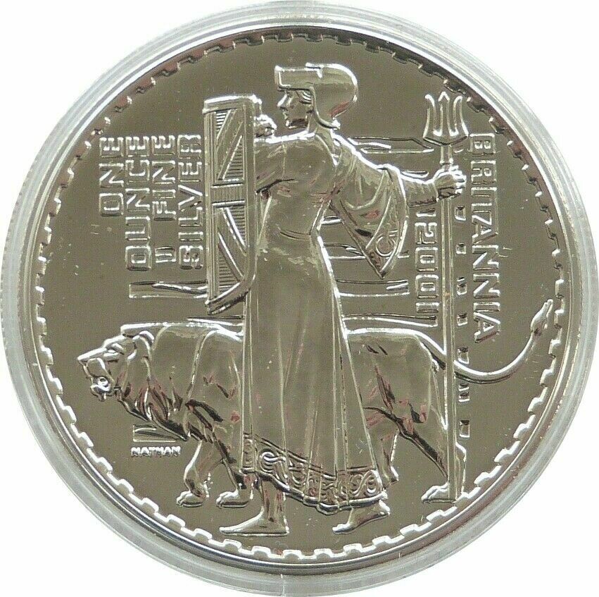 2001 Britannia £2 Silver Bullion 1oz Coin
