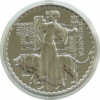2001 Britannia £2 Silver Bullion 1oz Coin