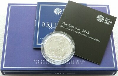 2015 Britannia £2 Silver 1oz Coin Box Coa - Mintage 2,870