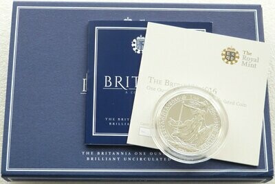 2016 Britannia £2 Silver 1oz Coin Box Coa - Mintage 2,901