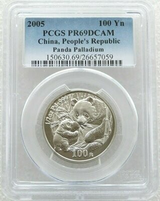 Chinese Panda Palladium Coins