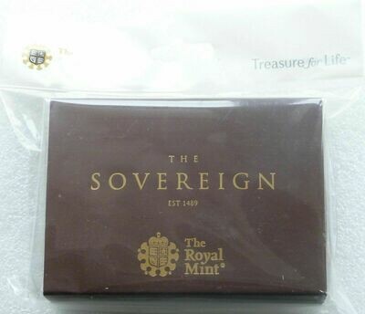 2019-I India Mint Mark Full Sovereign Gold Coin Mint Card Boxed Sealed
