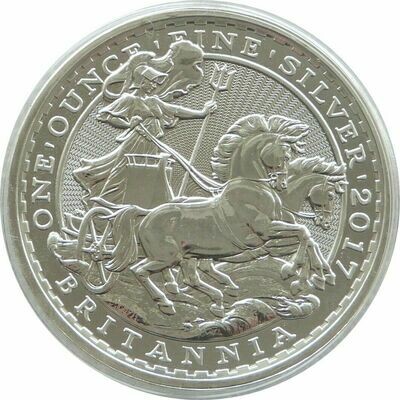2017 Britannia 20th Anniversary Chariot £2 Silver 1oz Coin