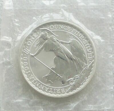 1998 Britannia £2 Silver Bullion 1oz Coin Sealed