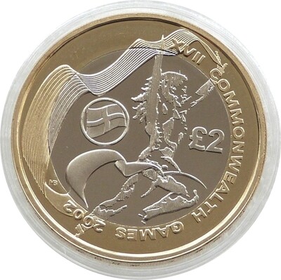 2002 Commonwealth Games England £2 Proof Coin