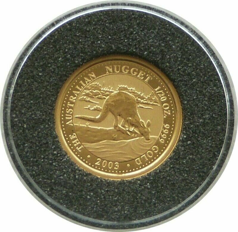 2003 Australia Kangaroo $5 Gold 1/20oz Coin