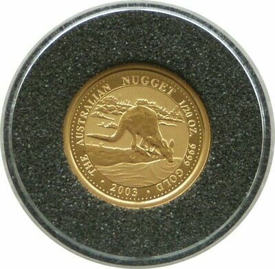 2003 Australia Kangaroo $5 Gold 1/20oz Coin
